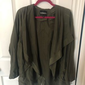 Express army green jacket